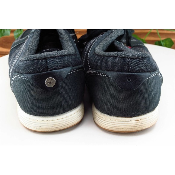 Levi's Youth‎ Boys Shoes Sz 6 M Black Fabric Fashion Sneakers - Picture 5 of 9